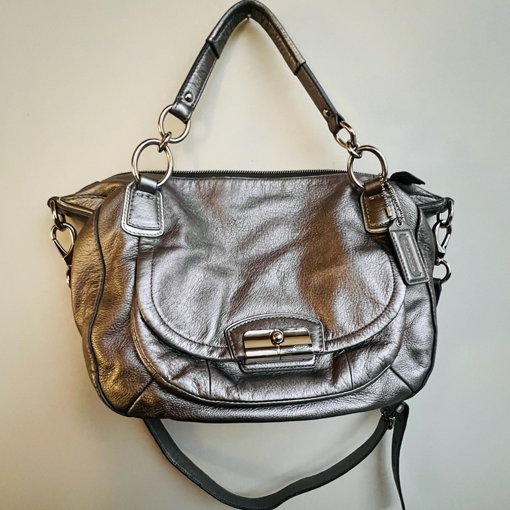 Coach Purse | Silver